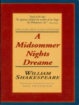 cover image of A Midsommer Nights Dreame